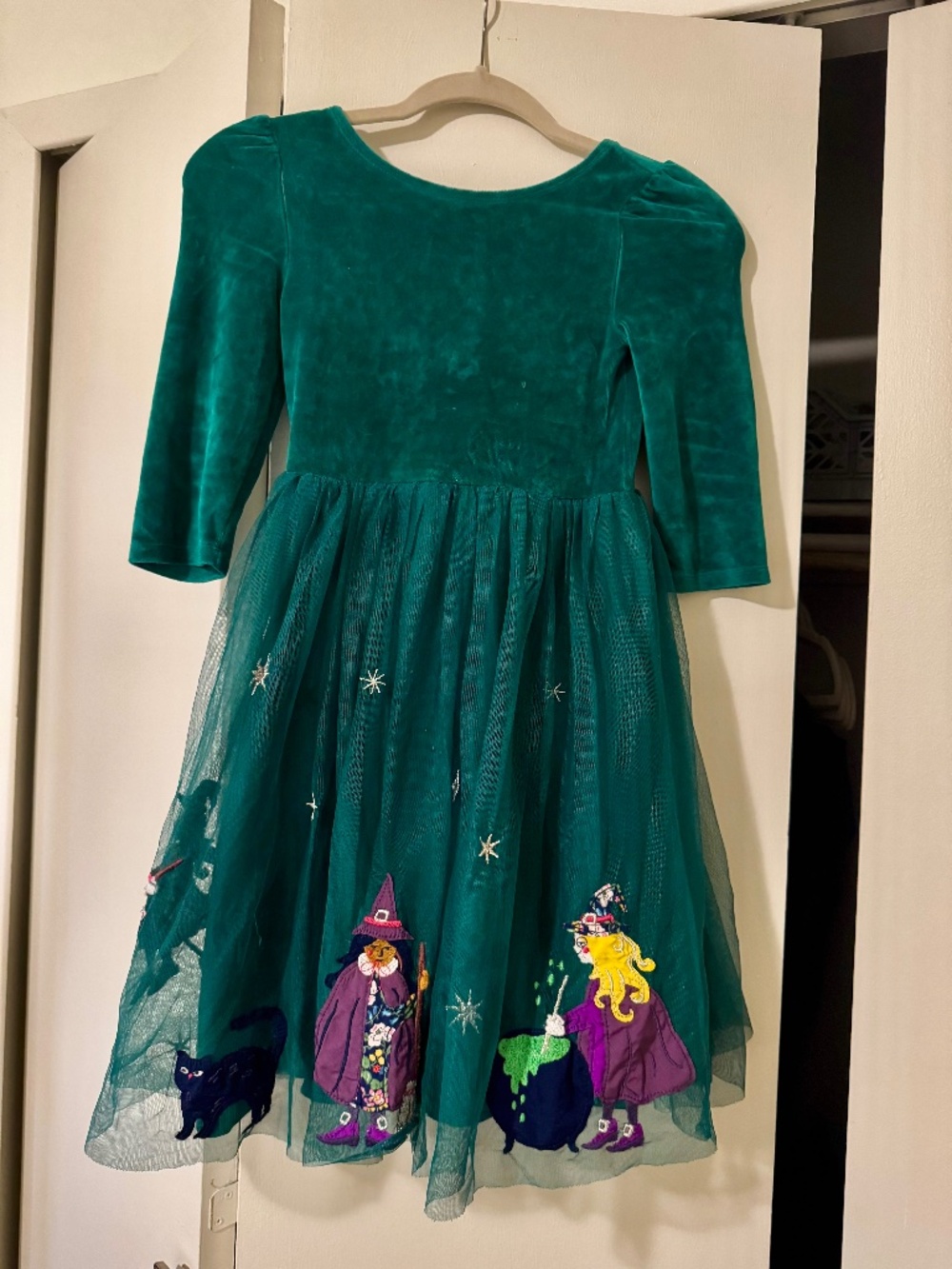 Mini Boden Velvet Witches Dress 9-10 yrs